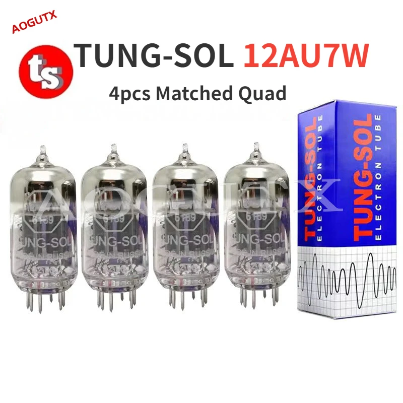 TUNG-SOL 12AU7W 6189 Vacuum Tube Replace ECC82 12AU7 B749 ECC802 E82CC CV4003 HIFI Audio Valve Electron Tube Amplifier Aogutx 5