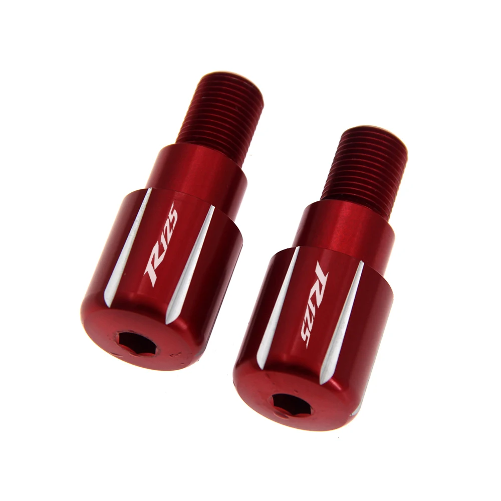 Per Yamaha Yzf R125 2008-2013 (2009 2010 2011 2012 Manopole Manubrio Moto End Handle Bar Cap End Plug