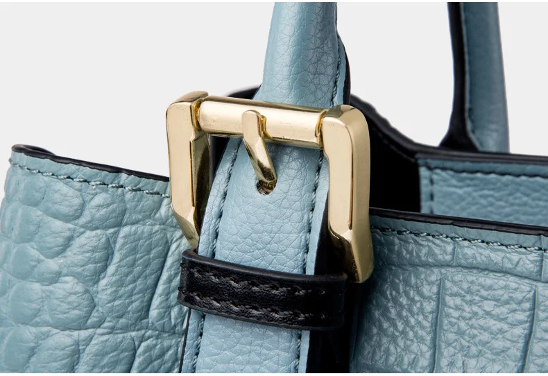 Genuine Leather Women Tote Bag