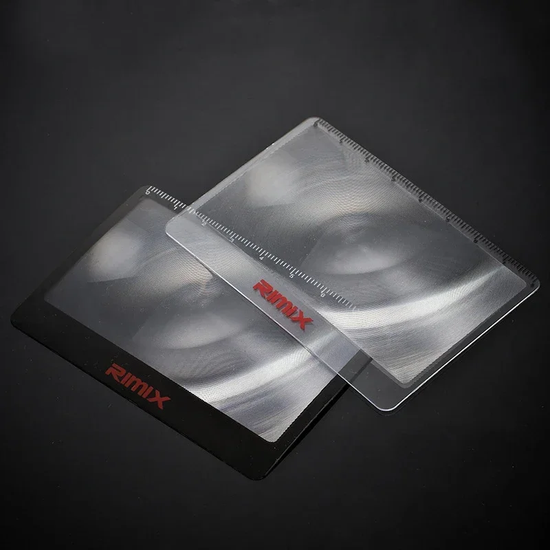 Tool Card Multi Function Tool Keychain Tool 3 Times Rate Magnifier Starter Portable Card Magnifier Camping Magnifying Glass Card Multi Tools Outdoor Survival Pocket Tools
