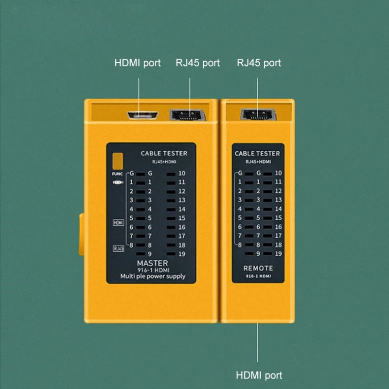 Multifunctional Network Cable Tester and Wire Line Finder for Industrial Control Elements