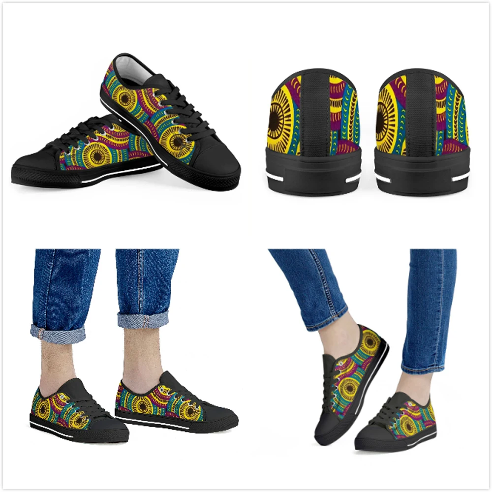 Fashion Style 3D Gothic Sugar Skull Printed Vulcanized Shoes Men Canvas Low Top Flats Casual Breath Sneakers For Teen Boys