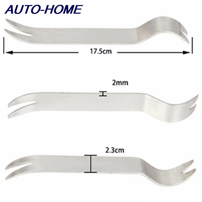 Car Removal Pry Tool Kit Trim Door Clip Panel Dash Audio Radio Interior Metal car tools for auto repair