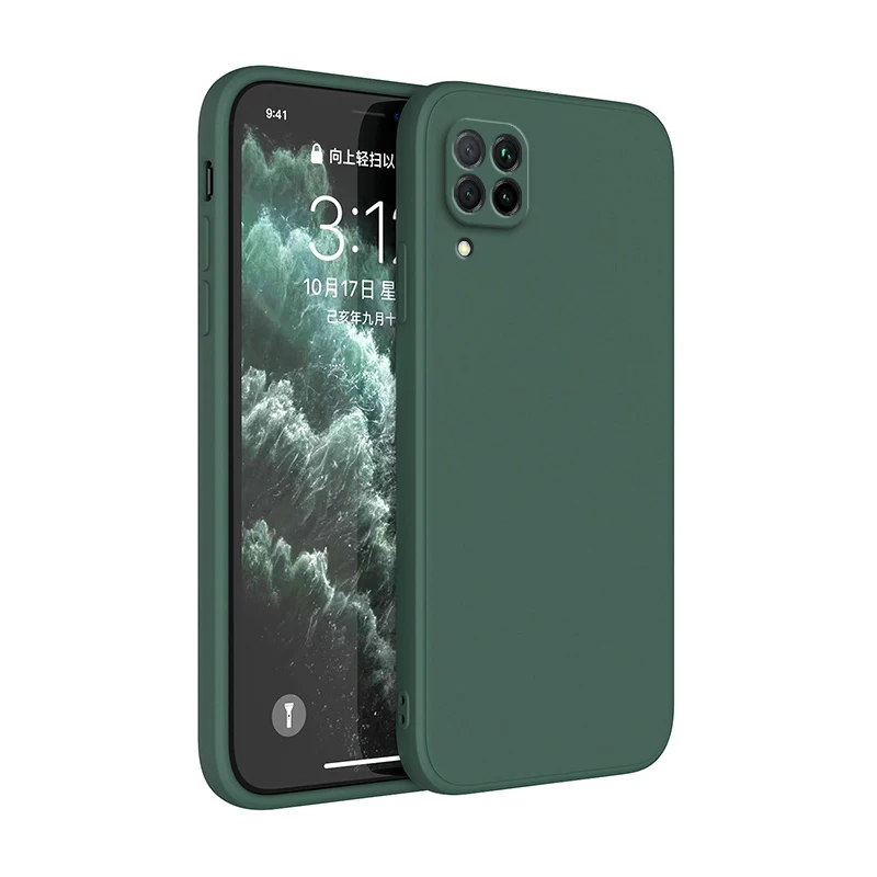 Luxurious Soft Liquid Silicone Shockproof Phone Case - Half-Wrapped Design