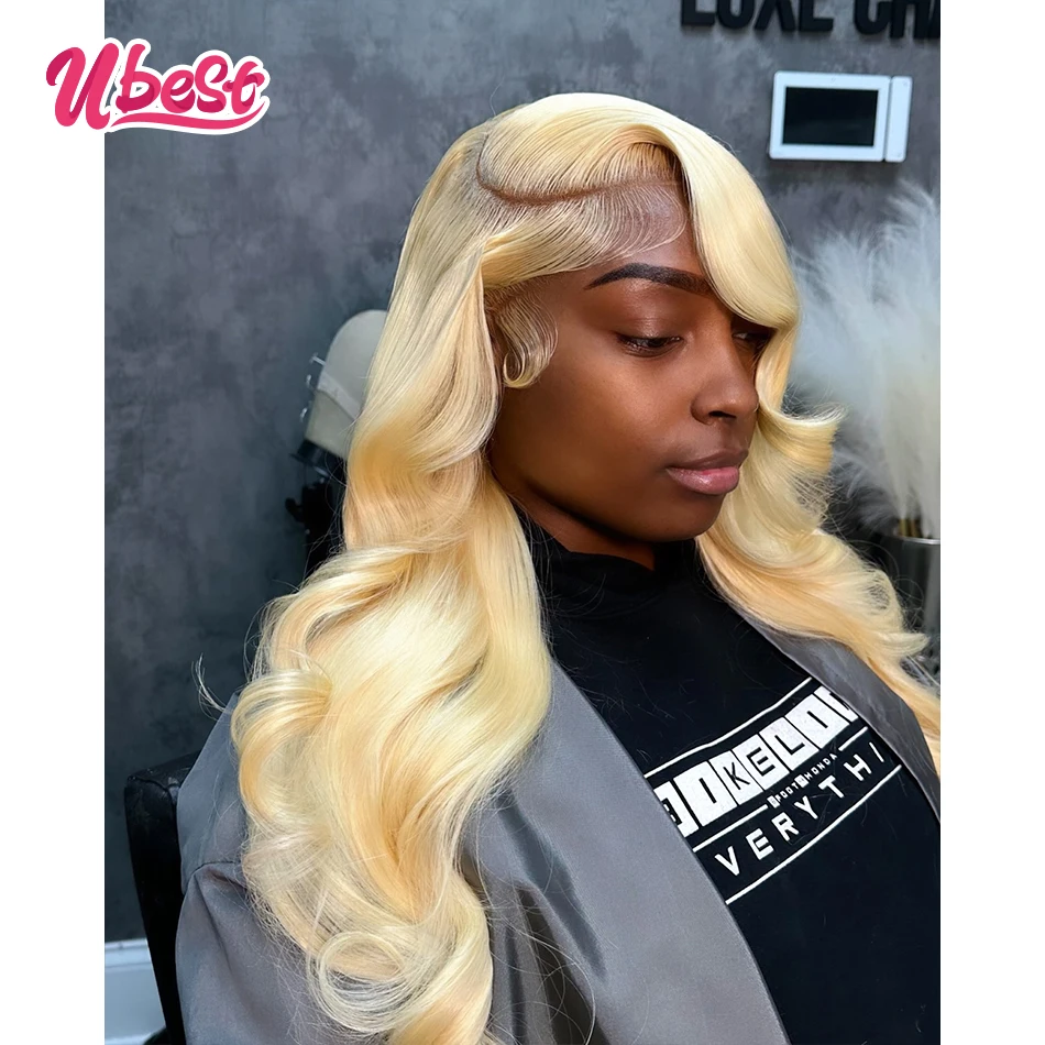 1B And Green Colored Cosplay Body Wave 13x6 13X4 Lace Front Wigs Brazilian 100％ Human Hair Transparent Pre Plucked For Women