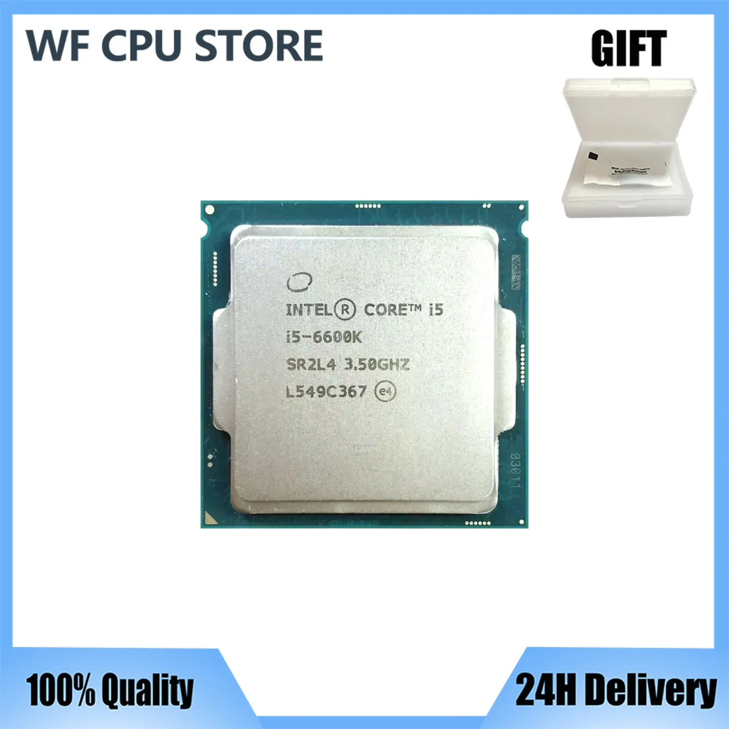 

Intel Core i5-6600K i5 6600K 3.5 GHz Quad-Core Quad-Thread CPU Processor 6M 91W LGA 1151