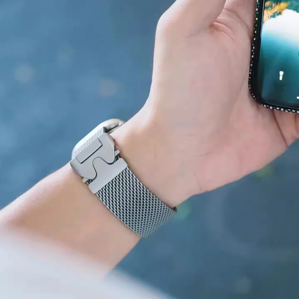 stainless steel Strap for Apple watch Ultra band 49mm 46mm 45mm 42mm iWatch 44mm 41mm 40m Loop correa bracelet Series 10 9 8 7 6