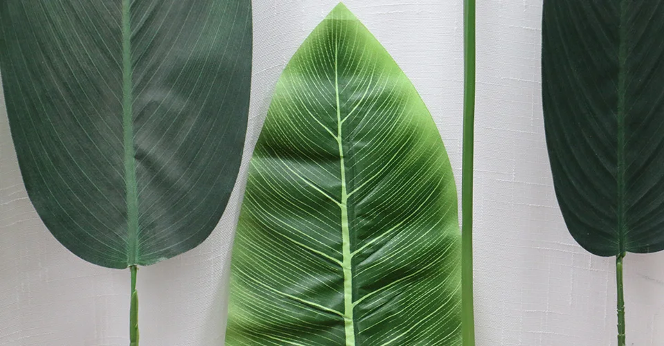 Tanio Zielone multi-style sztuczne rośliny liście Turtleback liść ślubny kwiat układ ściana sklep