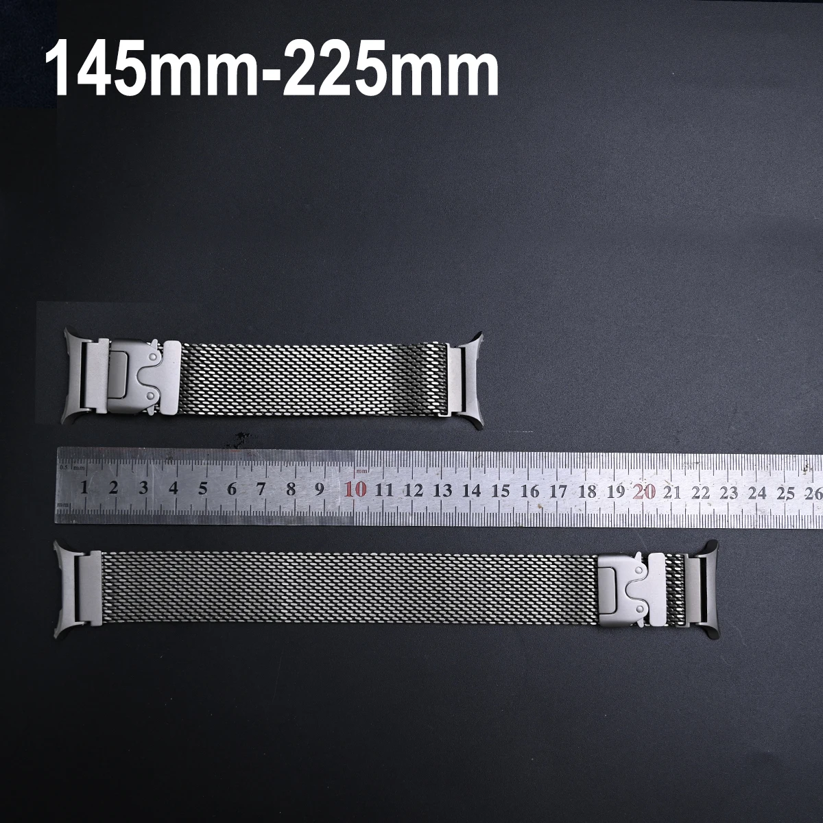 100 % reines Titan-Milanese-Loop-Band für Samsung Galaxy Watch Ultra 47 mm Herren-Ultra 7-Armband mit sicherer Fallschirmschnalle Correa – Detail 5