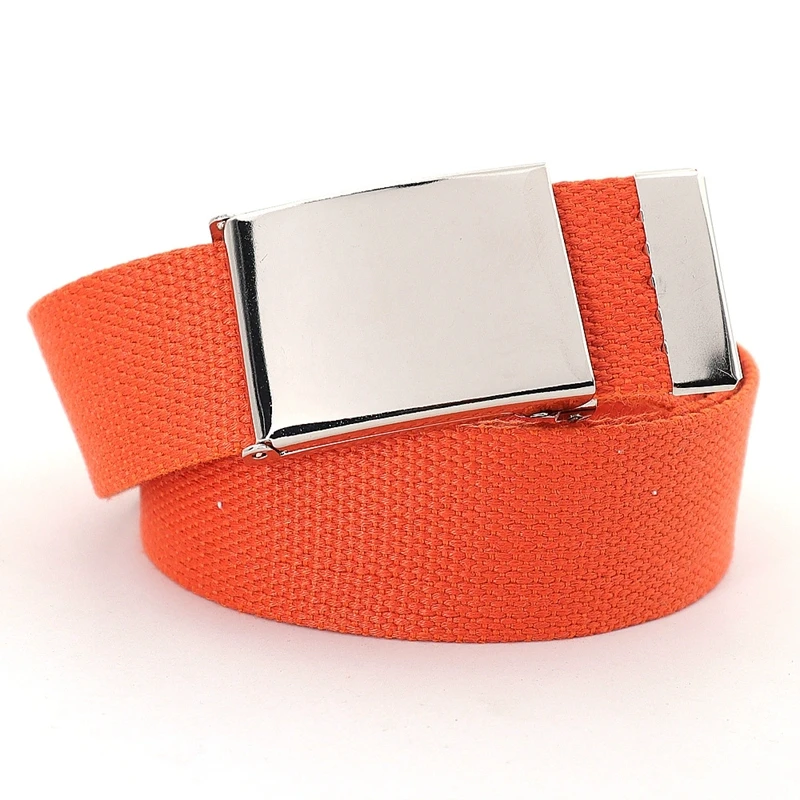 Unisex Breathable Canvas Tactical Belt for Jeans – Adjustable Fashion Accessory