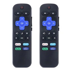 Set of 2 Universal Replacement Remote Controls (2PCS)