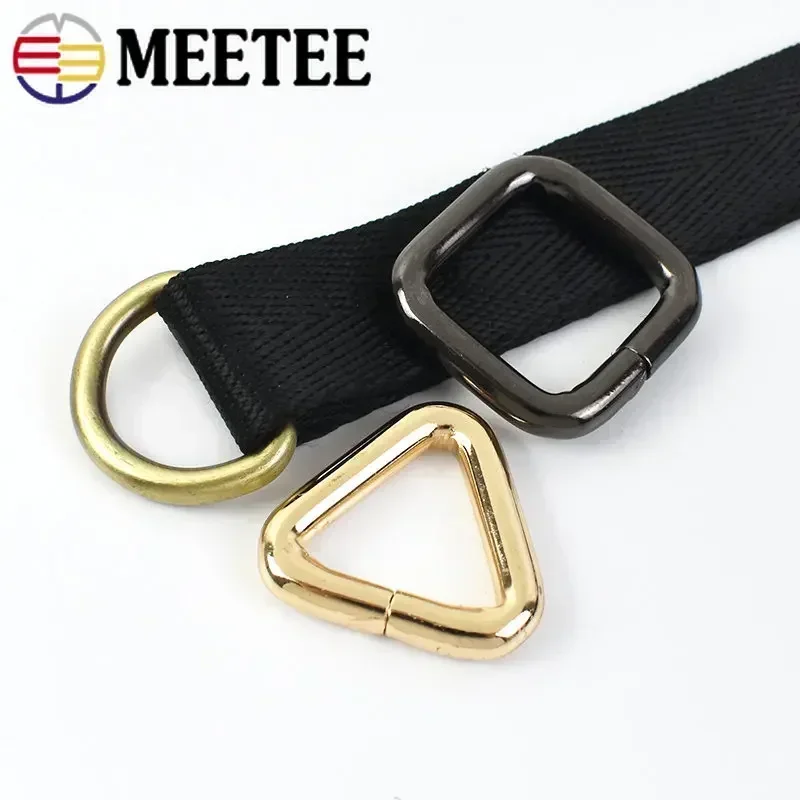 ZEYIYER Anelli a D triangolari, 12 pezzi, nero, clip per targhette per cani, regolazione per cinturino, anello a triangolo in acciaio, portachiavi in paracord, accessori per accessori fai da te, Nero
