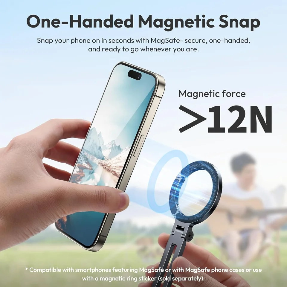 ULANZI MA07 Magnetische Telefoon Statief Mount, Aluminium Camera Telefoon Mount met 1/4 schroef, Koude Schoen Magnetisch Statief voor Camera, Copatibale met iPhone 17 16 15 14 13 12 Serie Magsafe ULANZI MA07 Magnetische Telefoon Statief Mount, Aluminium Camera Telefoon Mount met 1/4 schroef, Koude Schoen Magnetisch Statief voor Camera, Copatibale met iPhone 17 16 15 14 13 12 Serie Magsafe