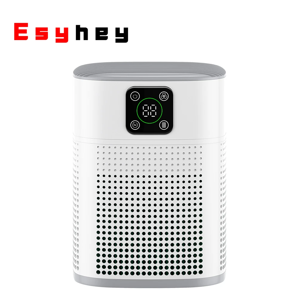 

Очиститель воздуха Esyhey HY1800 Pro для дома, портативные HEPA-фильтры H13, умная панель управления, эффективный очиститель воздуха