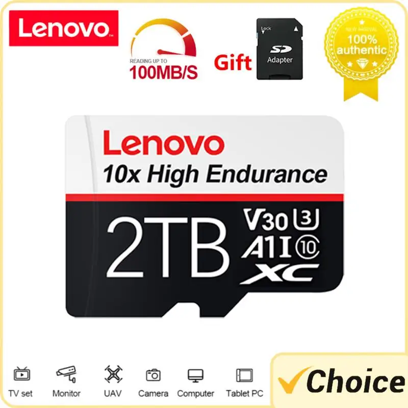 Scheda Di Memoria Originale Lenovo Mini Sd Card A2 Scheda Tf U3 2Tb 1Tb Per Fotocamere Telefoniche Lettore Mp3/Mp4 Schede Di Memoria Flash Ad Alta Vel