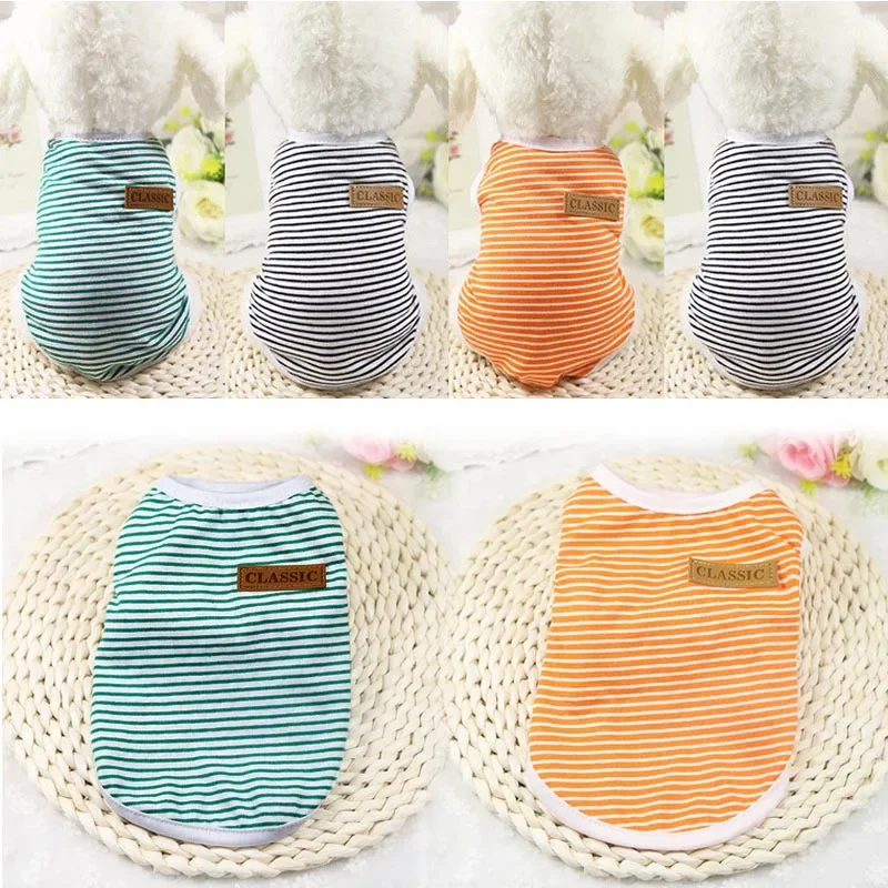 

Pet Small and Medium-sized Dogs Fighting Cats Teddy Bears Dog Clothes Spring and Summer Sunscreen Cool Vests Pet Clothes