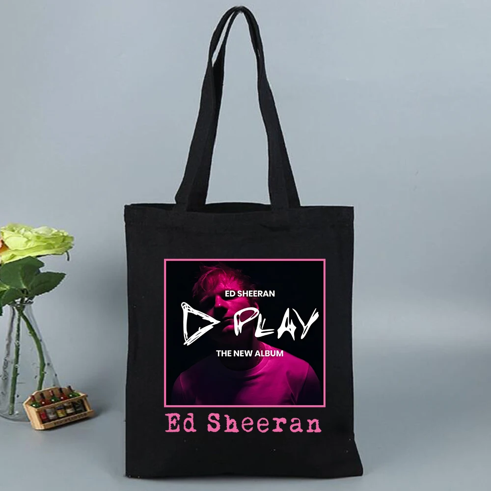 Ed Sheeran Play World Tour 2025 Shopping Bag Girl Fashion Canvas