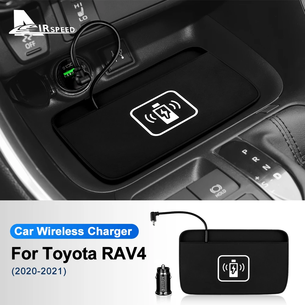 Car Wireless Charger LHD RHD For Toyota Rav4 Rav 4 xa50 2019 2020 2021