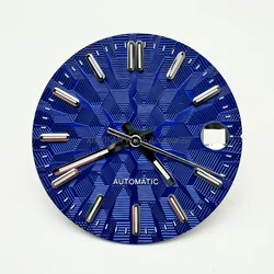 NH35 Movement 28.5mm Dial for Mechanical Watch Customization (Blue - hand)