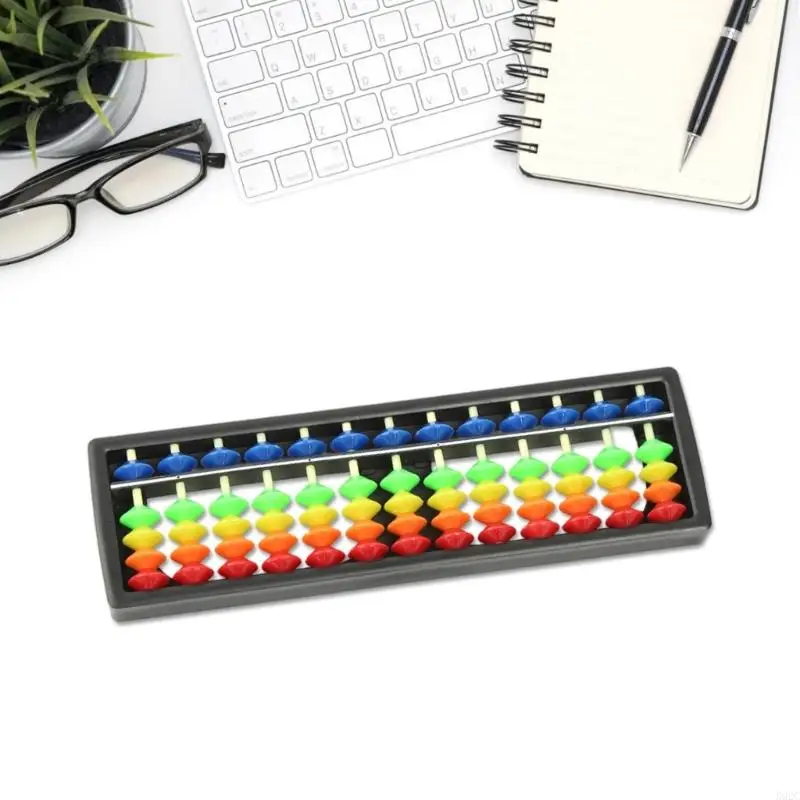 13 Beadrow 수학 트레이너 밝은 색상 슬라이딩 디스크 조기 수리 개발 도구 K92C