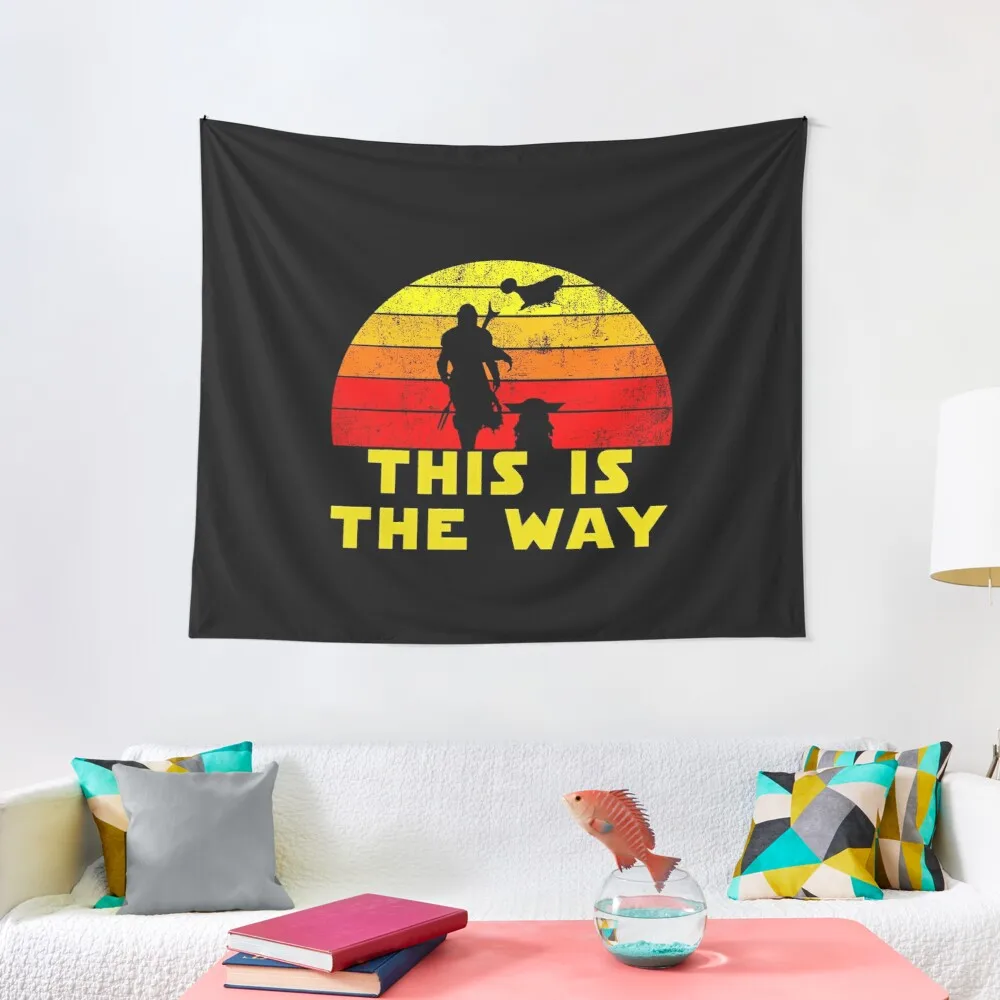 

Retro of mando and the baby Tapestry Room Decor