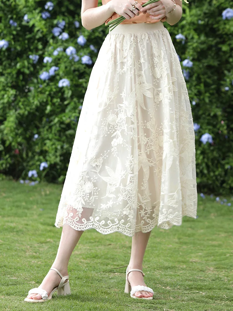 Рисунок 3 - Женская кружевная юбка с вышивкой I BELIEVE YOU