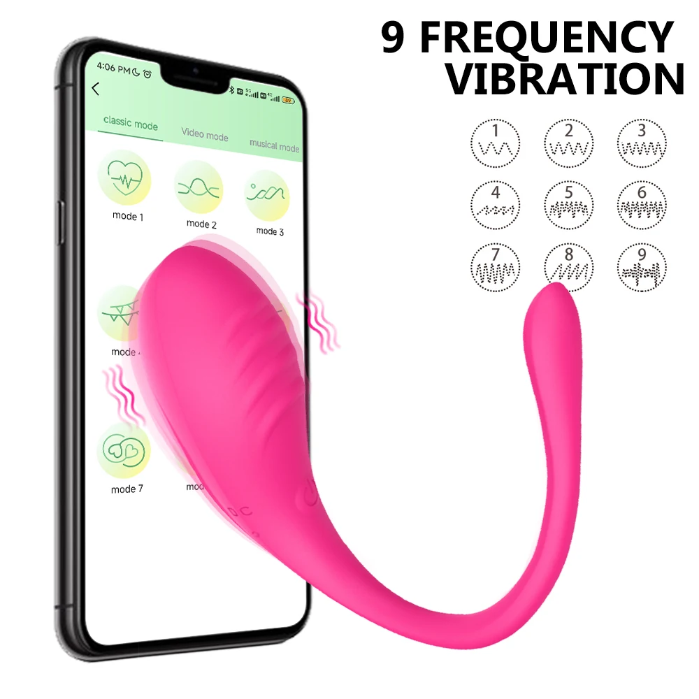 9 Speed APP Controlled Vaginal Vibrators G Spot Anal Vibrating Egg Massager Wearable Stimulator Adult Sex Toys for Women Couples female sex toys,vaginal vibrators,vibrator sex toy