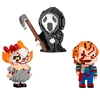 Tiny particles assembled building blocks toys puzzle cartoon Halloween series magic night death clown assembled characters