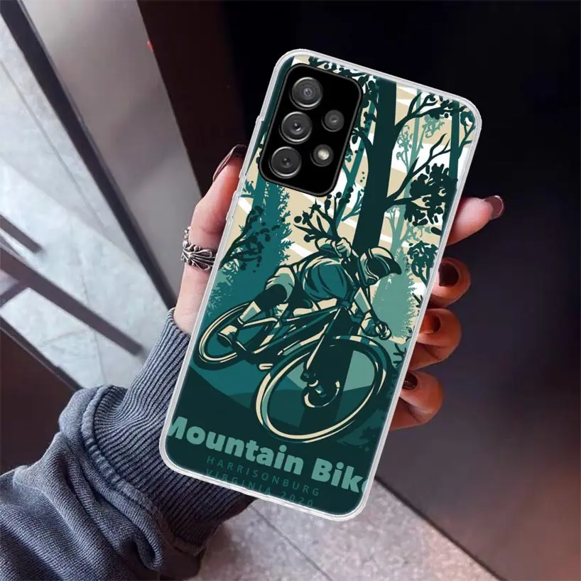 Mountain Bike Graphic Phone Case - Adventure Series