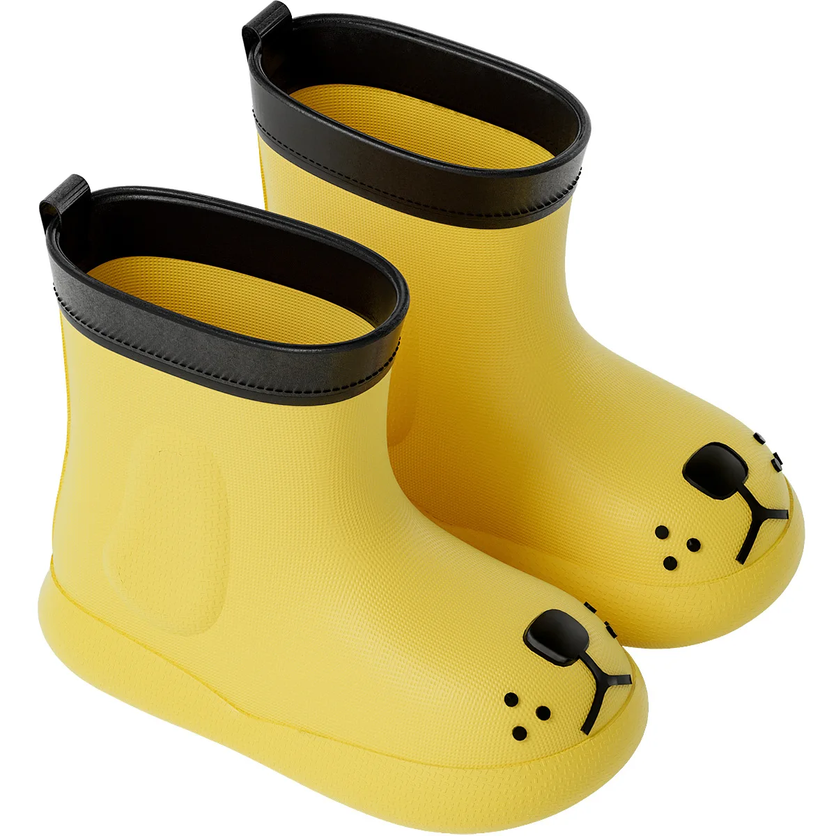 Cheerful Mario Kids Rain Boots Shoes Cute Cartoon  Baby Boys Girls Waterproof Rain Boots Non-Slip Shoes