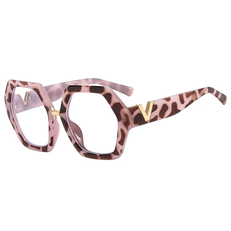 Square Anti Blue Light Glasses Frame For Women Vintage Oversized Black Female Glasses Frames Fashion Brand Clear Eyewear,anti blue light glasses,eyeglasses frames,eyewear frames,women glasses