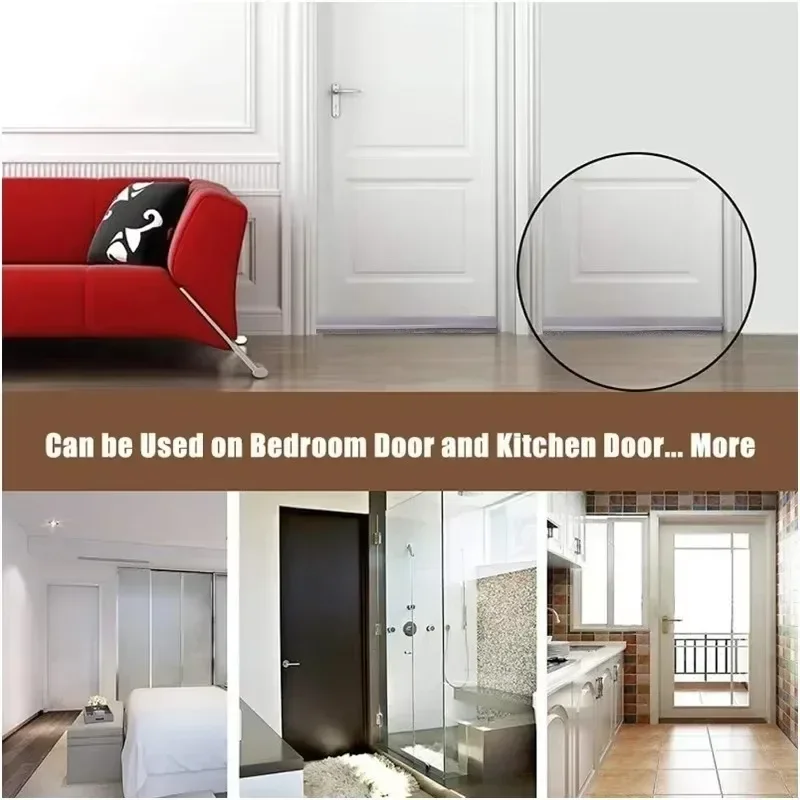 3/2/1M Door Bottom Brush Seal Strip Brush Dust Prevent Rubber Blocker Insect Proof Household Self Adhesive Seal Strips door seal strip