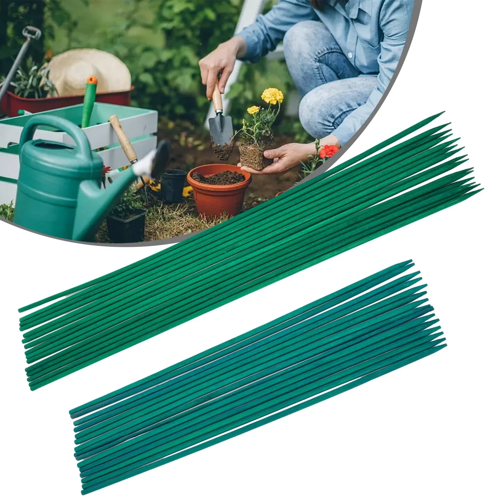 Bamboo Plant Support Sticks 30Pcs for Climbing Plants