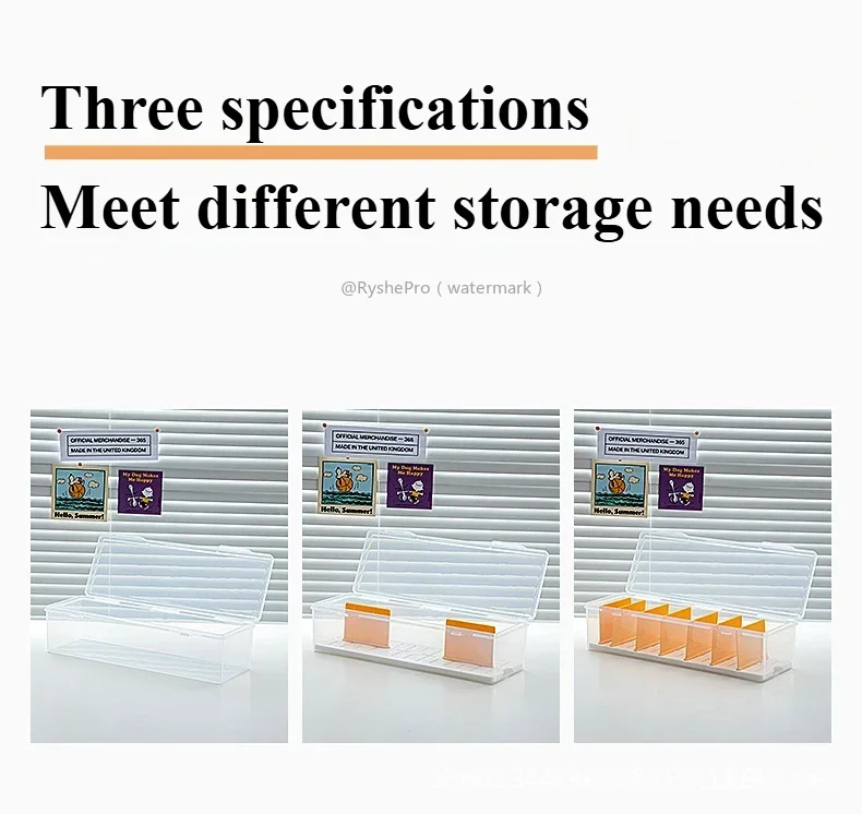 Trading Card Storage Box 2L Toploader Plastic Large Playing Baseball Card Case Toploaders Standard Cards 700 Holder