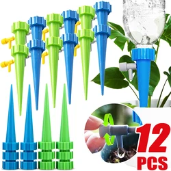 Automatic Drip Spikes Irrigation System Self Watering Flower Plant Greenhouse Garden Indoor Adjustable Auto Water Dripper Device