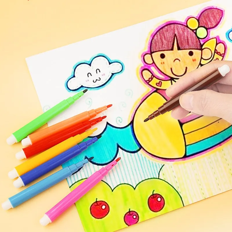 1 Set Kids Drawing Painting Art Box Set Colored Pencils Portable For  Children Beginner Painting Drawing Tool Supplies Stationery -  Crayons/water-color Pens - AliExpress