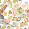45pcs/Box Vintage Label Paper Scrapbooking Notes Handwritten Message DIY Handmade Collage Decorative Materials Office stationery 3