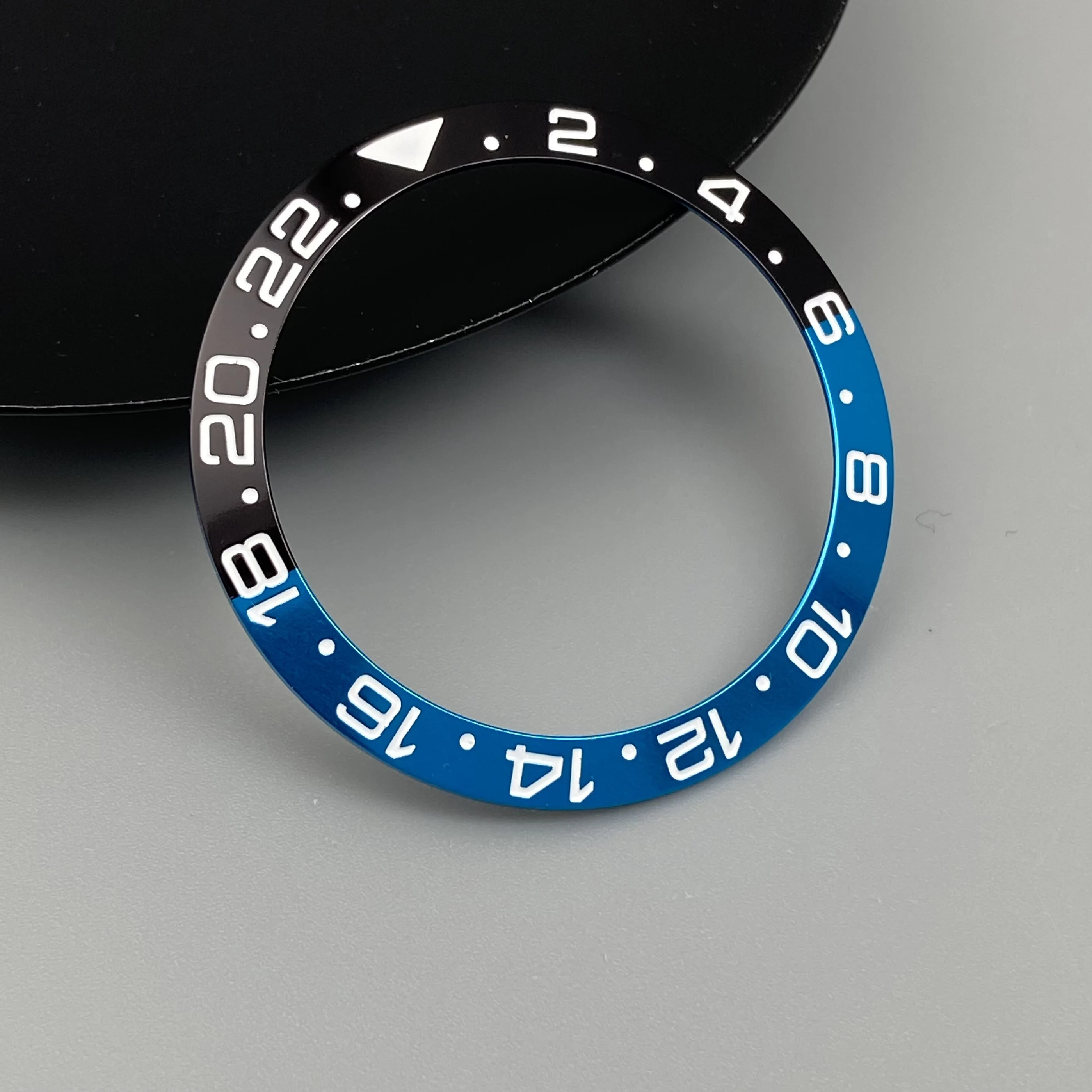 Ceramic & Aluminum Bezel GMT Diving Watch Insert for 40mm Watch Case Replacement