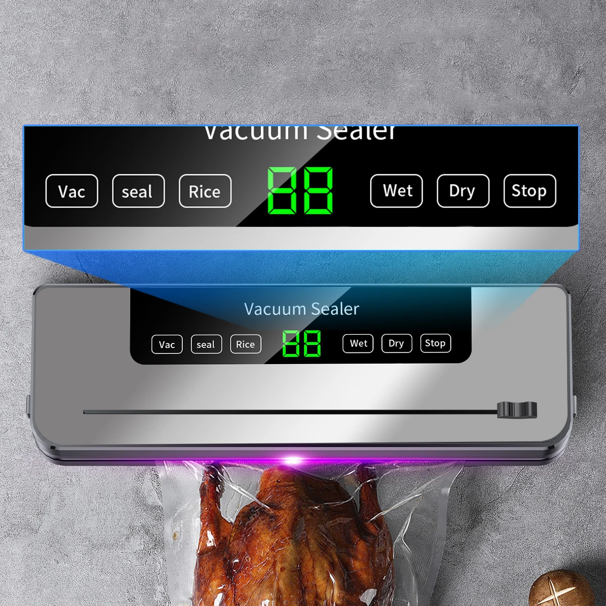Vacuum Sealer Machine Food Vacuum UV Sterilization For Food Storage