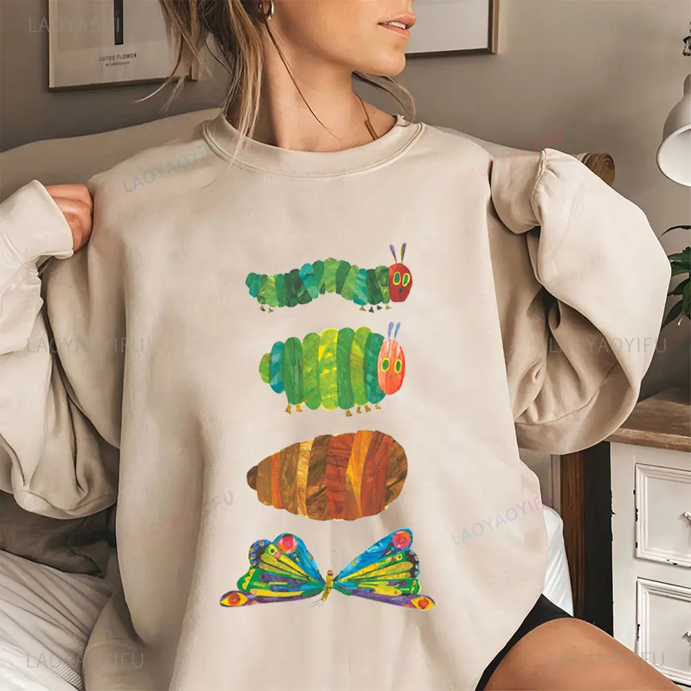 Le sweat-shirt chenille très affamé mignon Fnny chenille affamée réservé pulls homme femmes rétro tendance Cool Street sweats à capuche