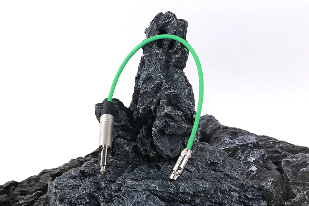3-polige Mini-XLR-Buchse auf 6,35mm 1/4 "ts Gitarren bass instrument Audio-Verlängerung adapter kabel für Kopfhörer-Verstärker-Mikrofons ystem – Detail 6