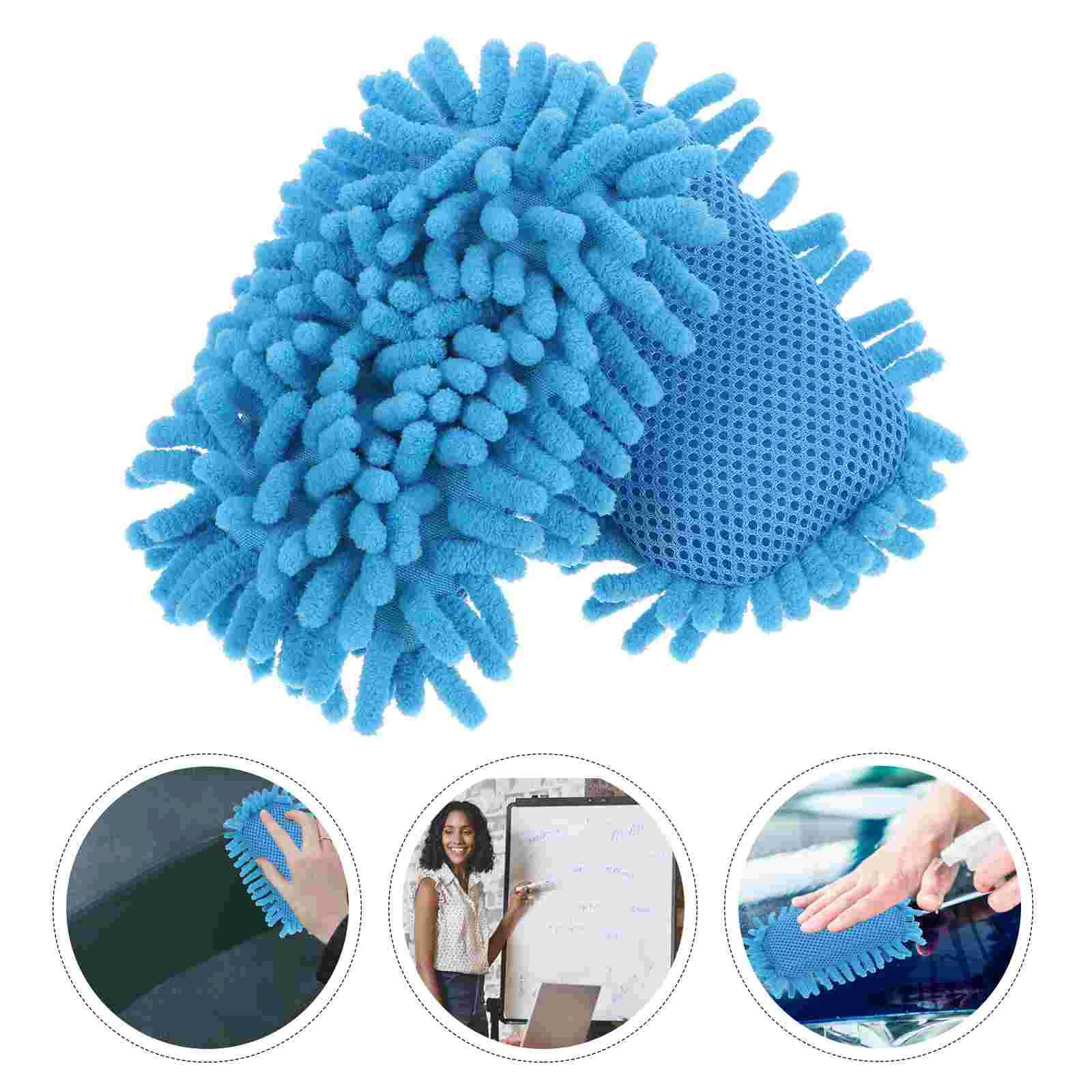 

Gleavi Chalkboard Eraser Chenille Cleaning Sponge Blackboard Dry Eraser Whiteboard Eraser Chalkboard Cleaner Car Kitchen