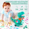 Dinosaur Toys Baby Toys Light Up Musical CrawlingTummy Time Montessori Sensory Interactive Electric Toys For Kids Birthday Gifts 1
