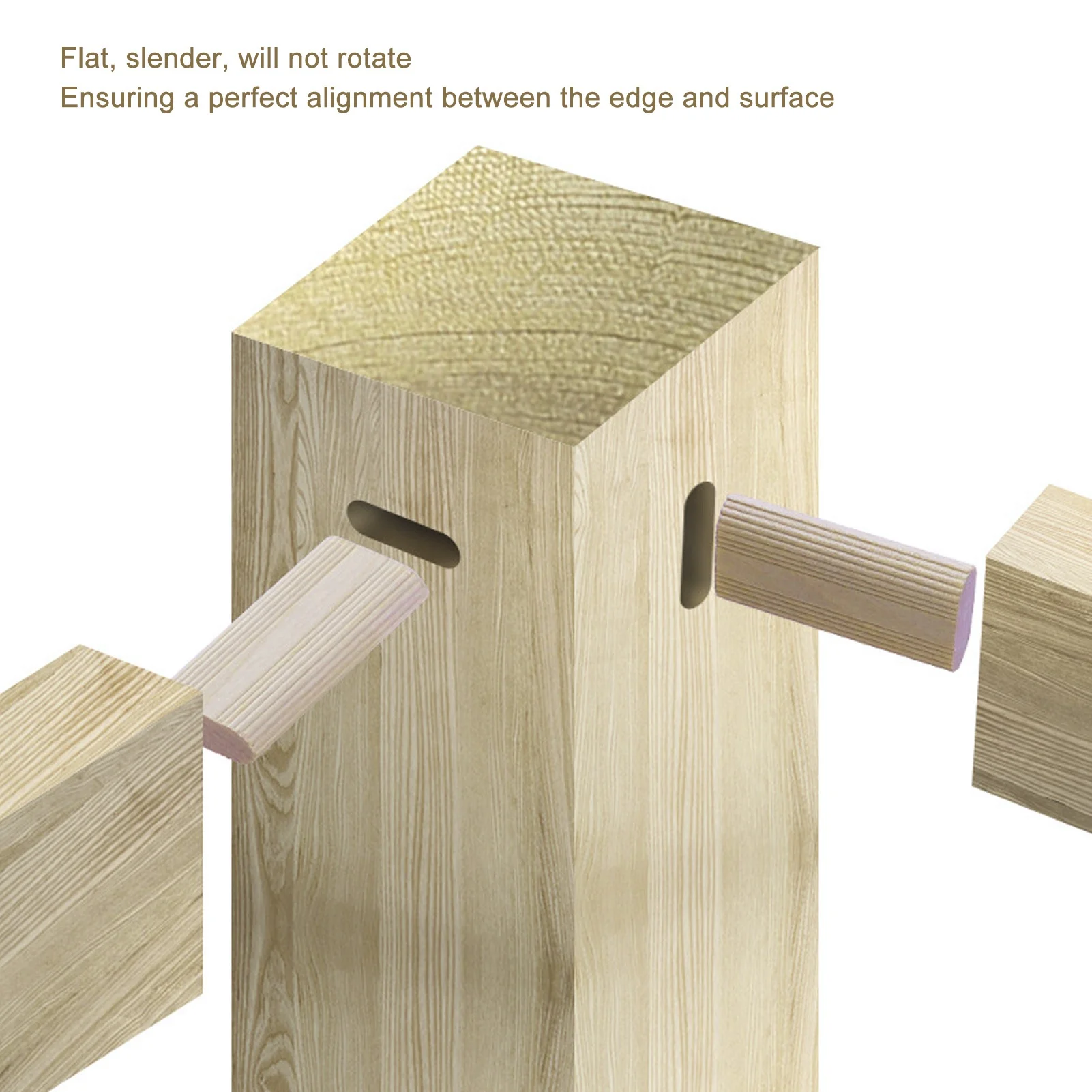 50pcs Woodworking Doweling Jig Kit Round Grooved Fluted Wooden Plug