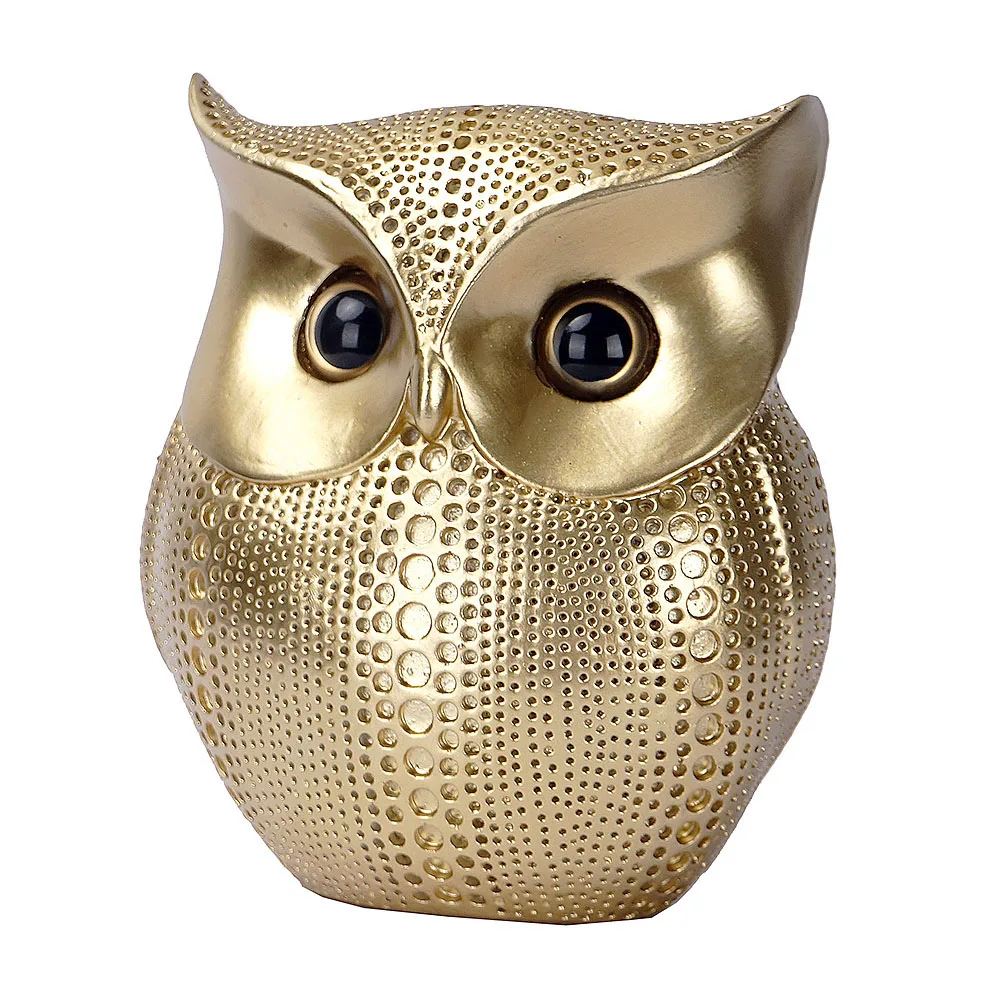 

Sculptures & Figurines For Home Decor Animal Statue Owl Crafted Accents Living Room Bedroom Office Decoration Bookshelf TV Stand