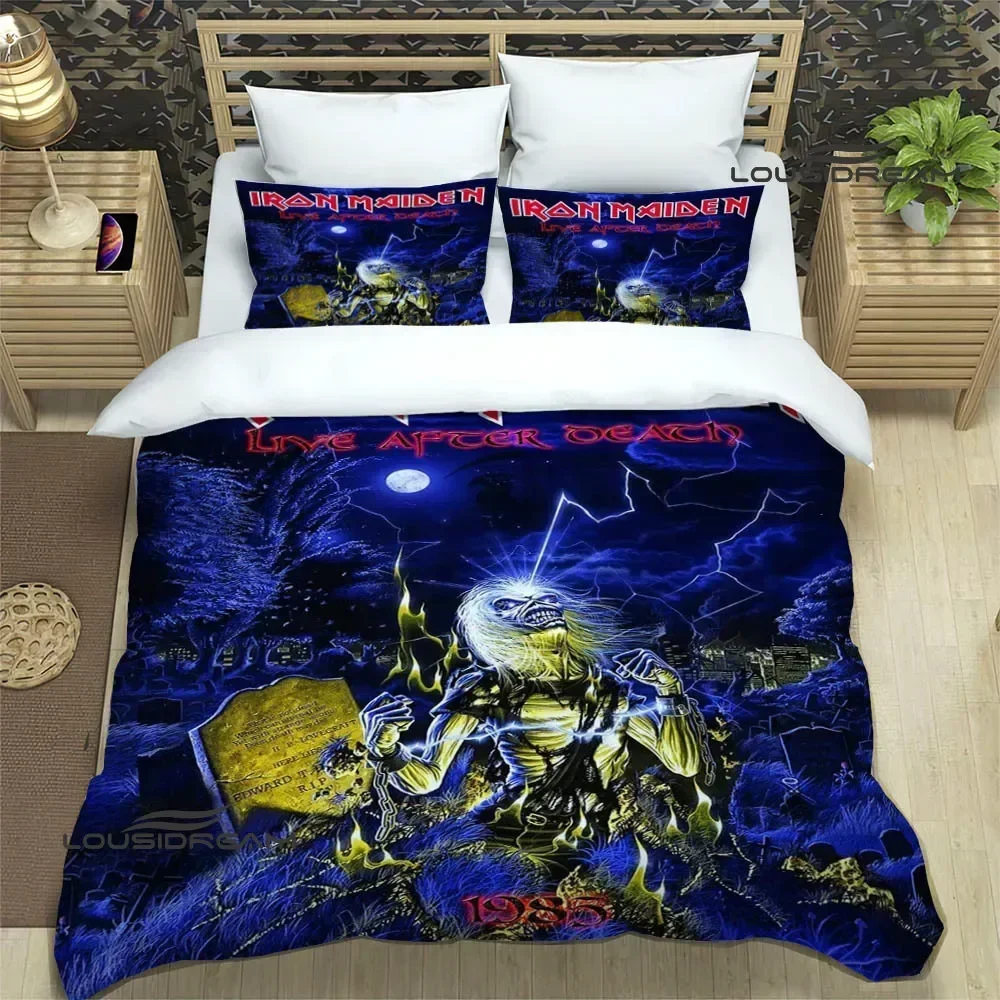 3D Rock band I-Iron-M-Maiden Bedding Sets exquisite bed supplies set duvet cover comforter set bedding set luxury birthday gift 4