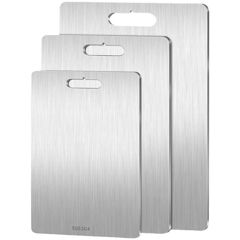 Cutting Board 316 Stainless Steel Panel Kitchen Household Thickened Double Sided Kneading Dough