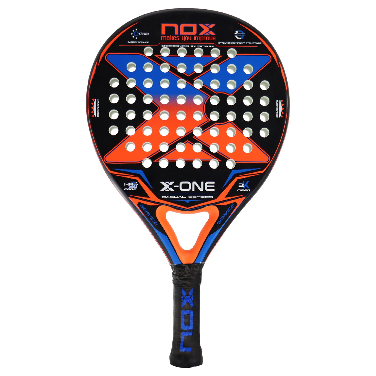 Raquette de padel en fibre de carbone avec sac de protection, raquette de  tennis, OligSOFT Power Foam, 3K, 12K