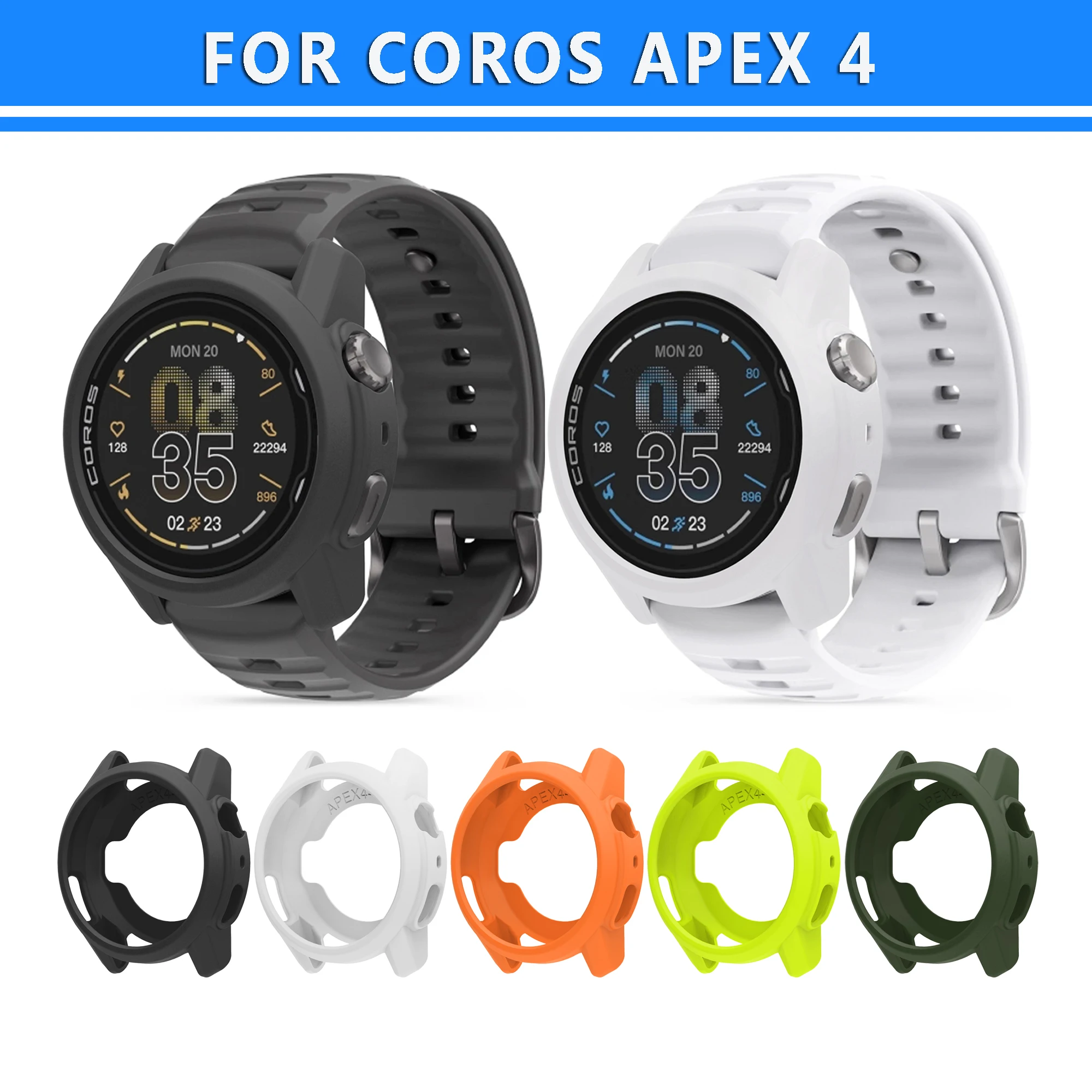 Silicone Soft Protector Shell for Smartwatch Hollow Protection Frame Case
