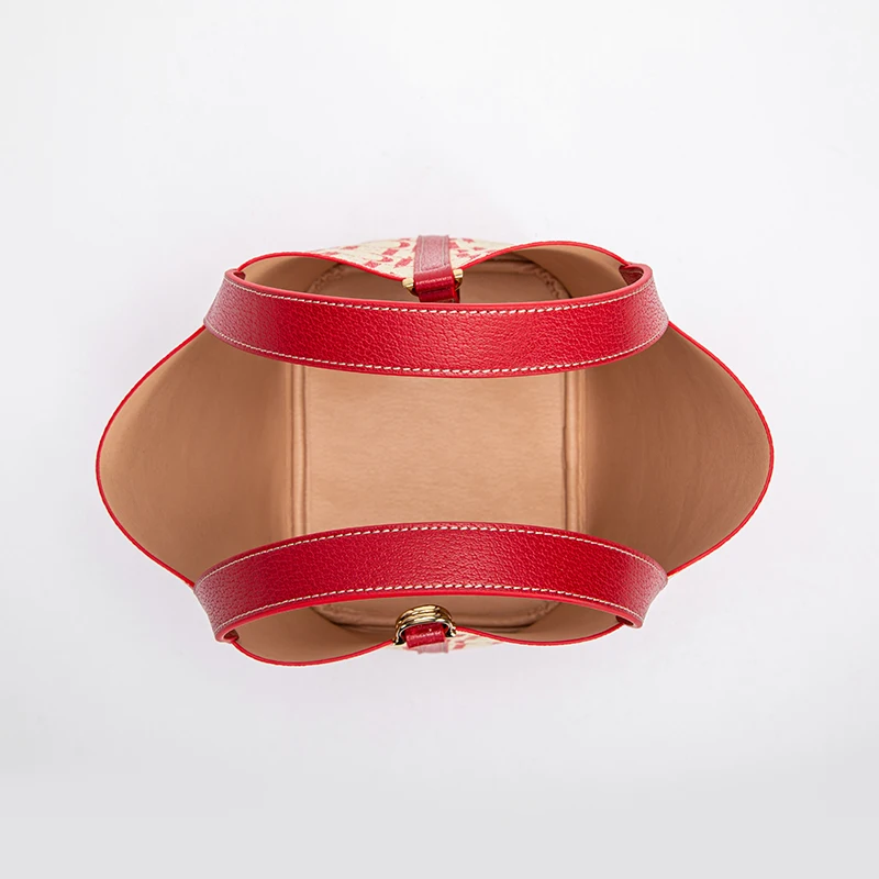 حقيبة سلة خضروات بتصميم حروف زخرفية معدنية للسيدات...